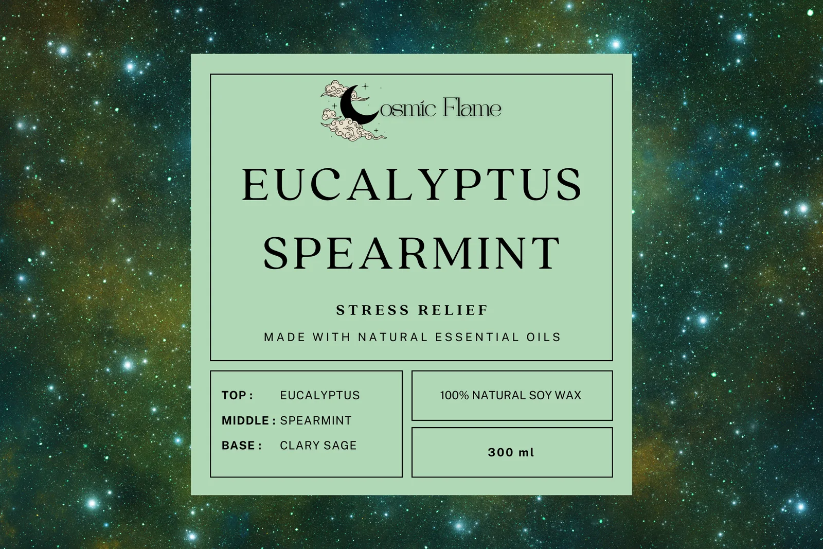 Eucalyptus Spearmint label artwork